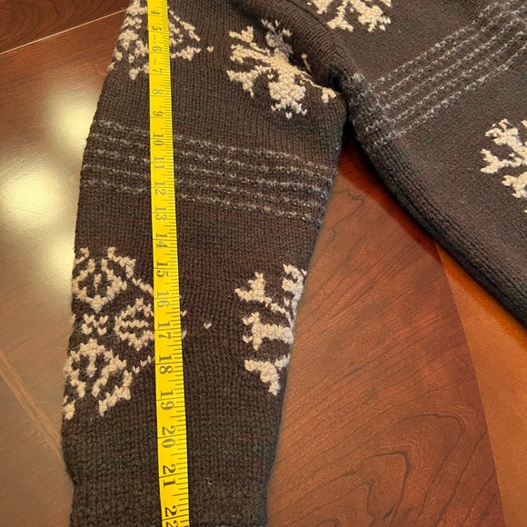 JEFFREY BANKS – 100% Wool Hand Knit Long Sleeve Sweater as Women’s SKI SWEATER - Picture 7 of 9